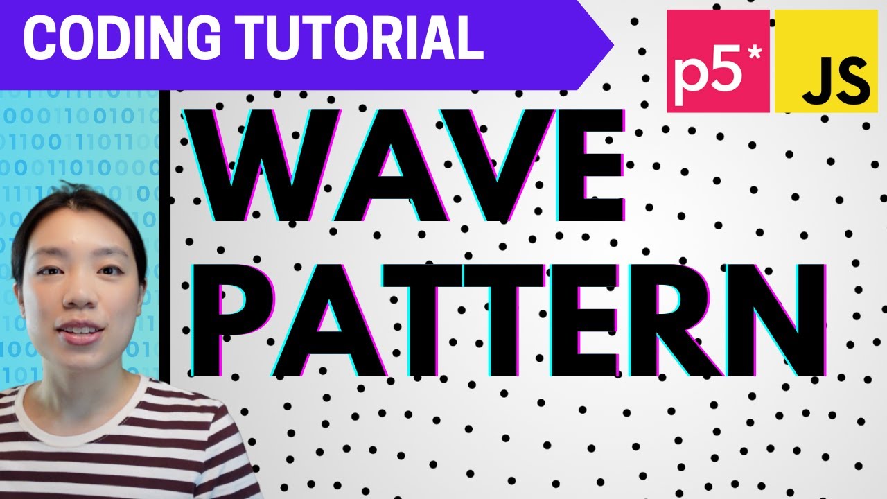 p5.js Coding Tutorial |  Wave Pattern