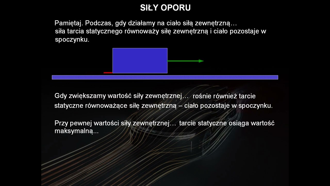 Tarcie statyczne i kinetyczne
