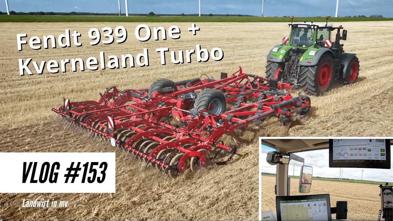 Влог #153 Fendt 939 One + Kverneland Turbo 6500
