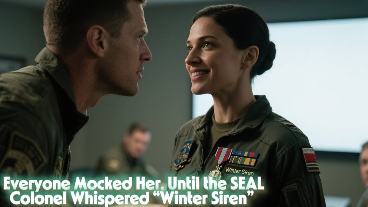 “Ask Your General About Me” — Everyone Mocked Her, Until the SEAL Colonel Whispered “Winter Siren”