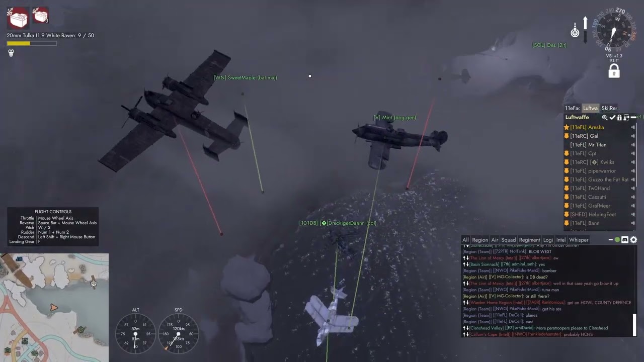Fights and a bombing run