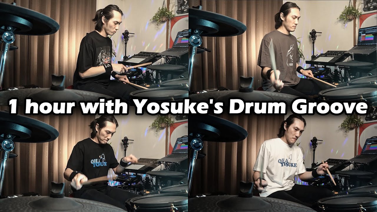 【Playlist】1時間YosukeドラムグルーヴBGM【作業用BGM】