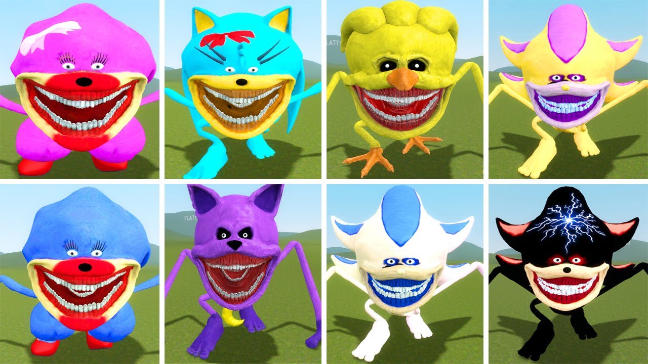 WHICH NEW ALL THE SPRUNKI TAPES HORROR FAMILY AND AND SEA EATER FAMILY IS THE STRONGEST? In GMOD!