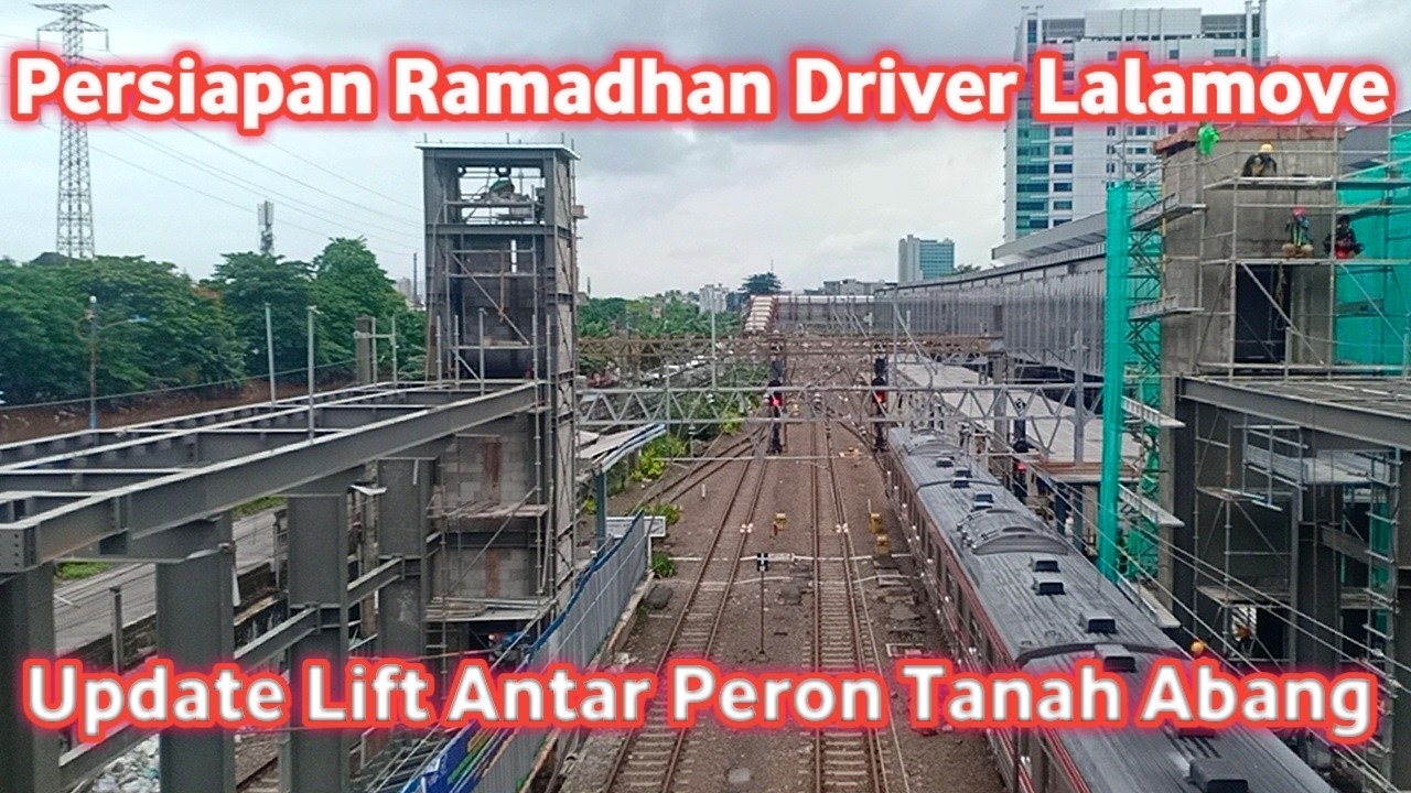 Pembangunan Lift Stasiun Tanah Abang Ultimate Terus Berbenah Menyambut Arus Mudik