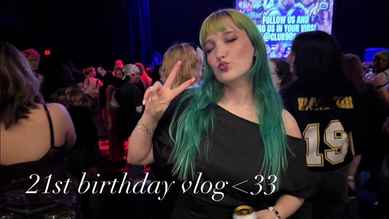 21st birthday vlog! (gifts, cake, grwm)