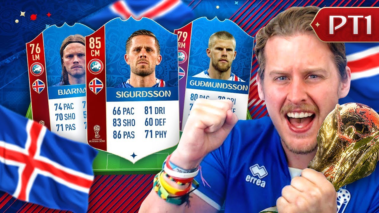 OMG THE IMPOSSIBLE ICELAND WORLD CUP MODE CHALLENGE #1! FIFA 18 WORLD CUP
