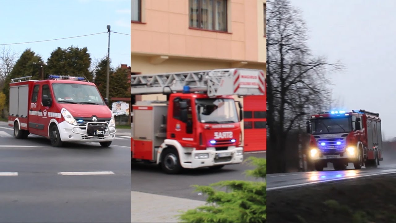 [1400 Subskrypcji] Mix przejazdów alarmowych straży pożarnej #1
