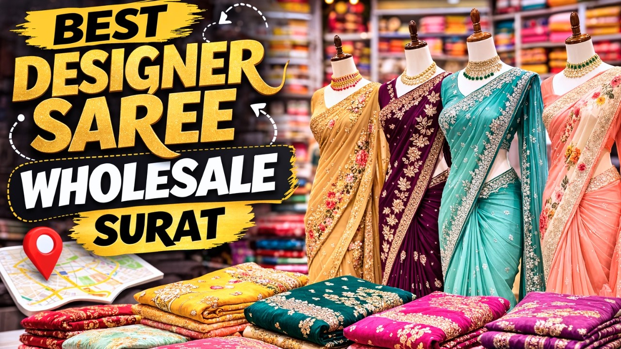 Best Designer Saree Wholesale Surat | saree wholesale market surat | saree manufacturer