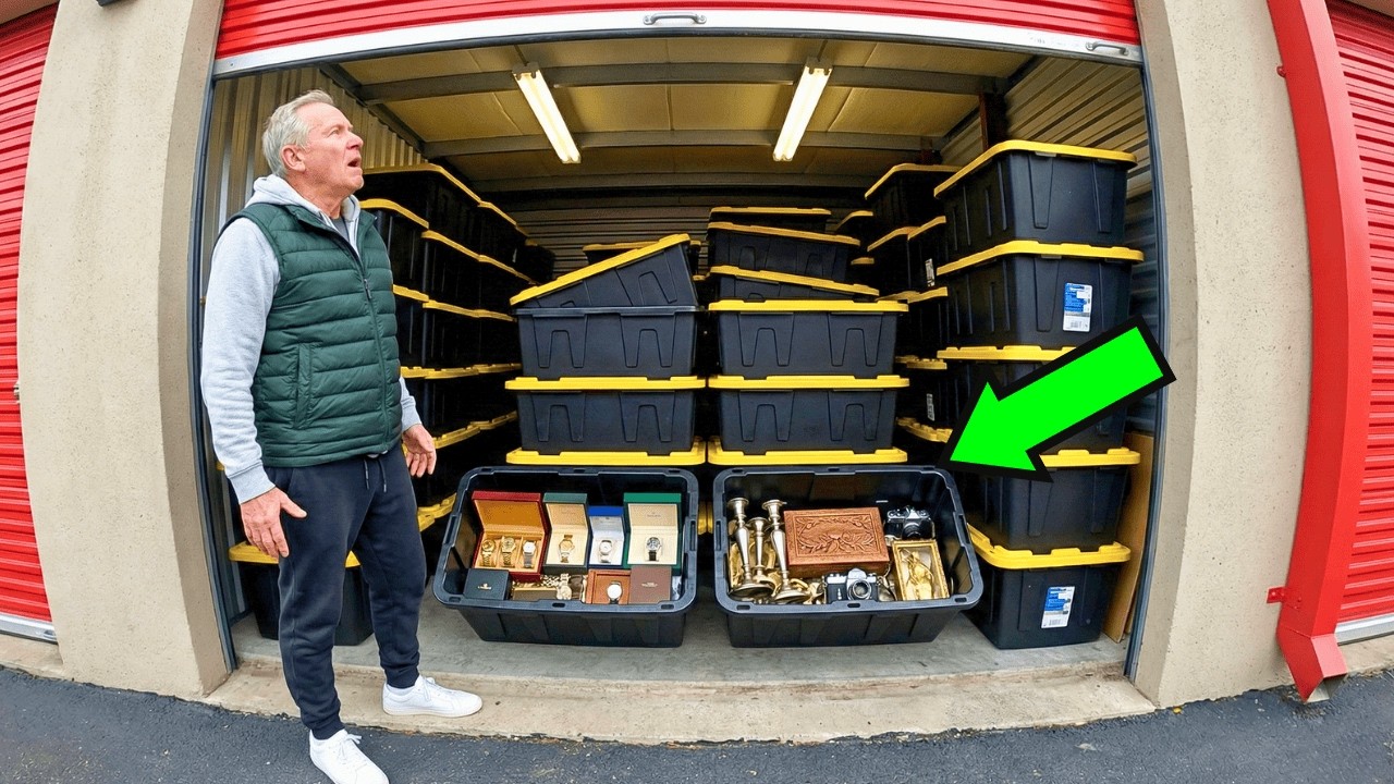 Retired Man Wins Storage Unit Packed with Mystery Boxes… I Did NOT Expect What Was Inside