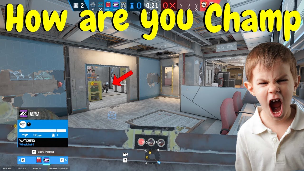 12 Year Old Trash Talker in Rainbow Six Siege