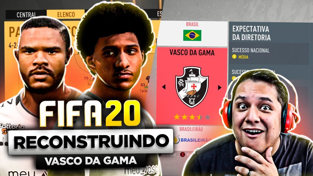 RECONSTRUINDO VASCO DA GAMA!! FIFA 20 Modo Carreira 😍💥