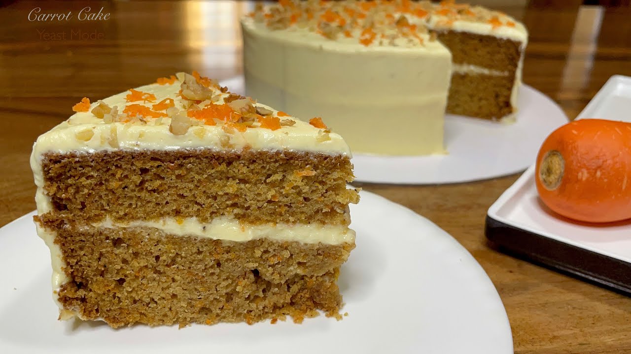 Carrot Cake with Cream Cheese Frosting Recipe