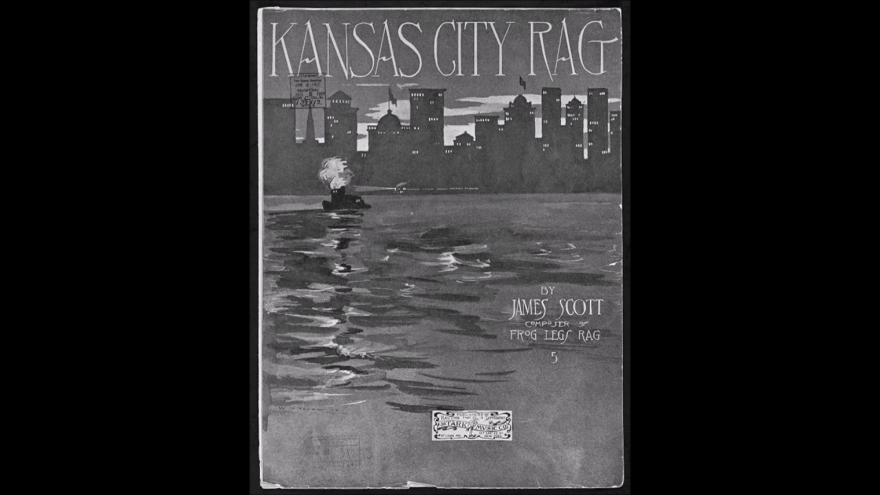James Scott - Kansas City Rag (1907) [HQ] + Sheet Music