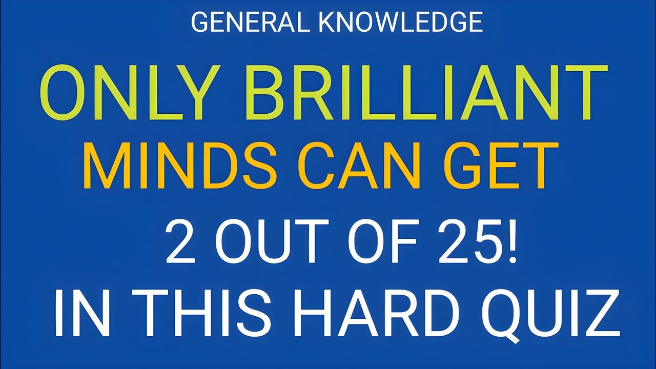 🚀 GK Quiz That Will Blow Your Mind