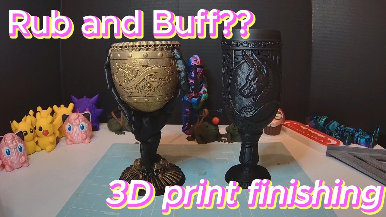 3D prints and Rub n Buff?