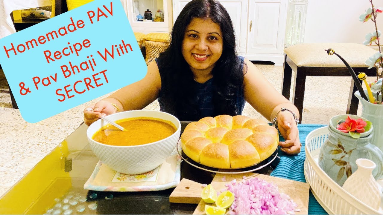 With SECRET Ingredient: Homemade Bakery Style Ladi PAV Recipe & Mumbai Street Style PAV BHAJI Recipe