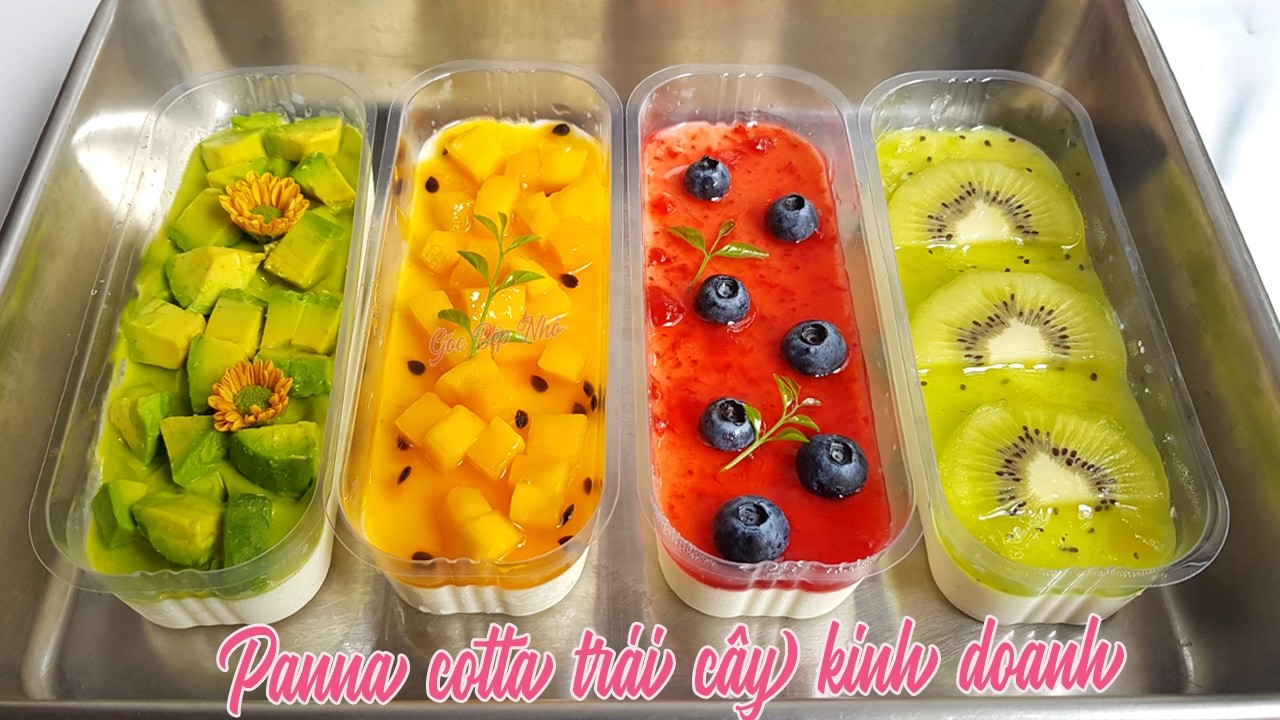 Tặng bạn Công Thức làm Panna Cotta Trái Cây Kinh Doanh| Góc Bếp Nhỏ