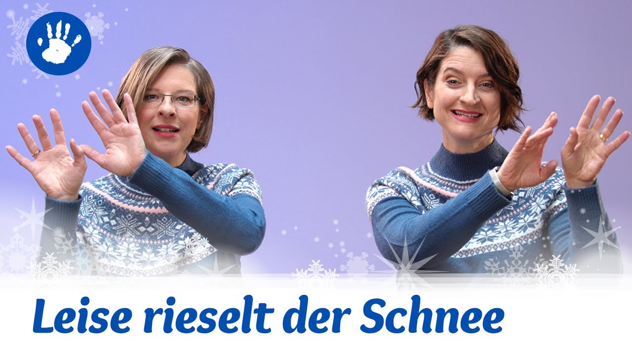 Weihnachtslied mit Gebärden: 