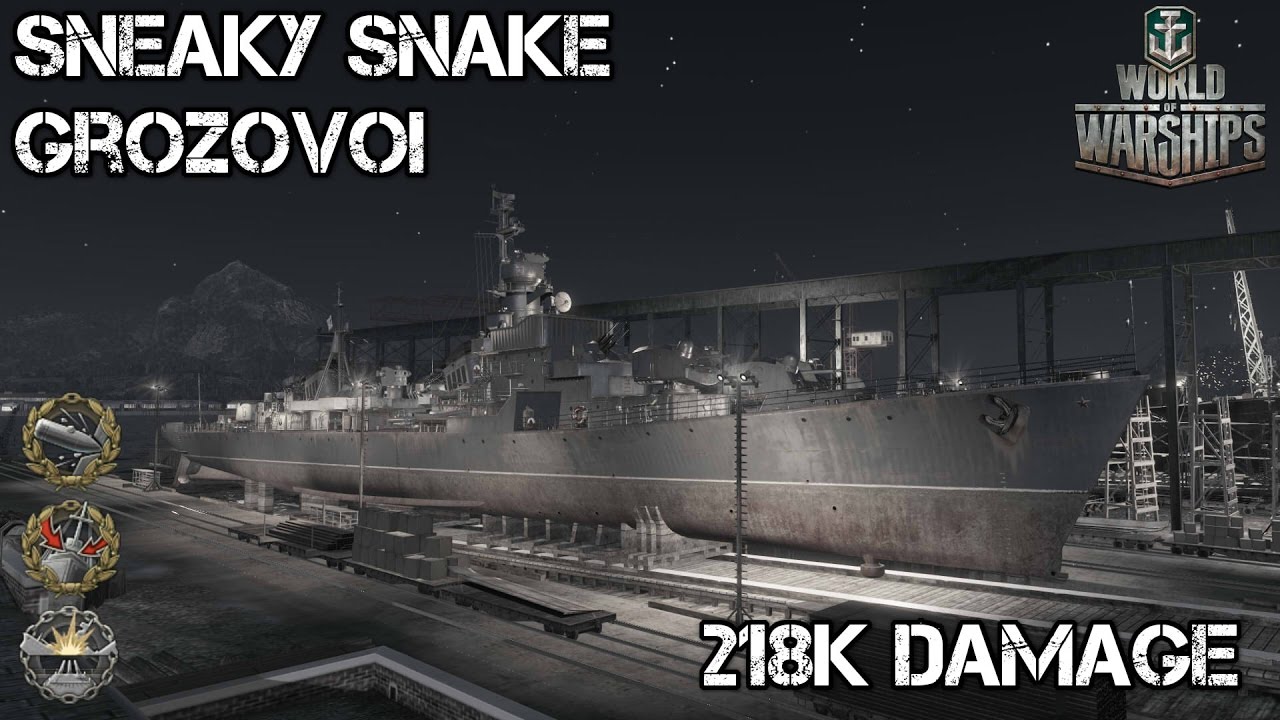 World of Warships - Sneaky Snake - Grozovoi