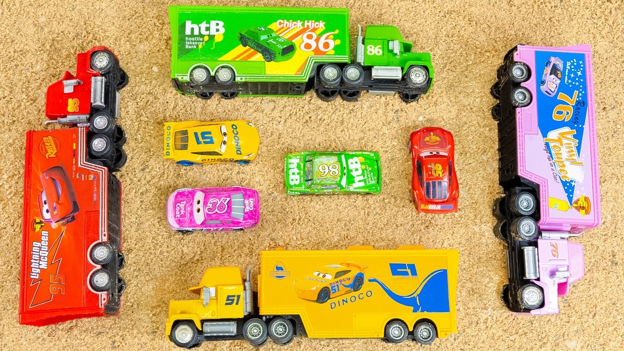 Excavator, Bulldozer and Dump Truck Rescue Tractor and Rebuild the Road | Binbin Toys