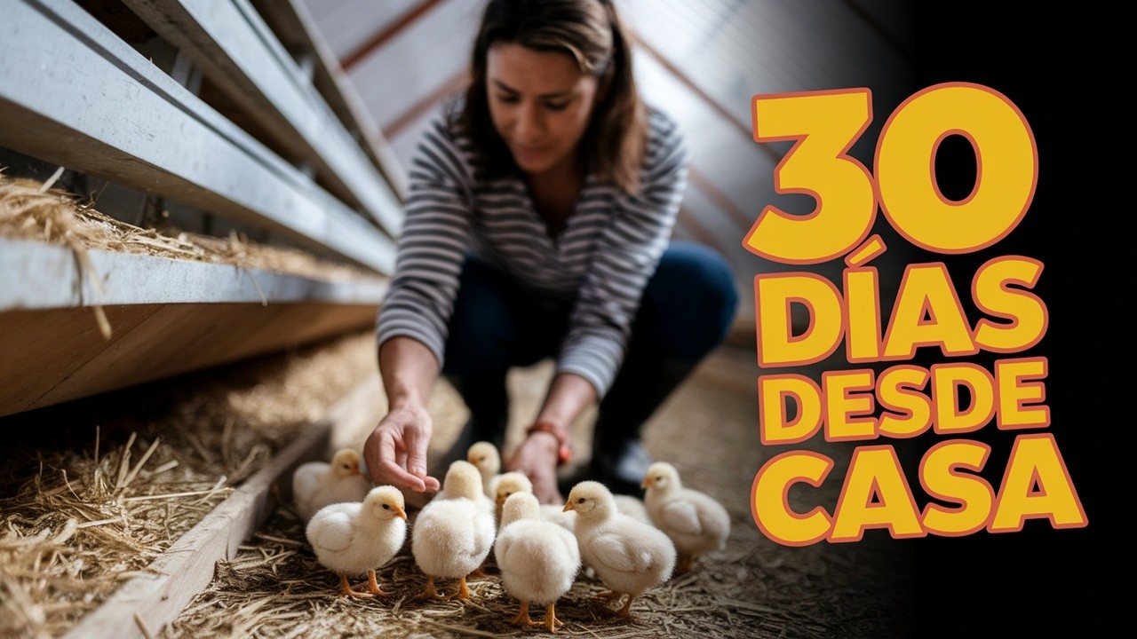 Como cuidar a tus pollitas criollas recién nacidos durante los primeros 30 días DESDE CASA