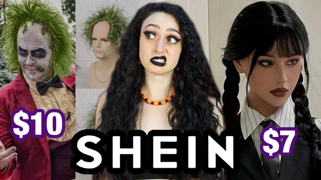 ПРИМЕРЯЮ ПАРИКИ ПЕРСОНАЖЕЙ ТИМА БЕРТОНА... ОТ SHEIN?!