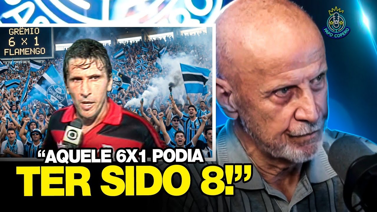 FLAMENGO SANGROU? CLÁUDIO DUARTE relembra MAIOR GOLEADA do confronto entre GRÊMIO X FLAMENGO