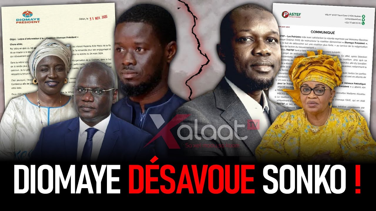 Diomaye désavoue Sonko : Historique des Faits I Mimi, Aida Mbodji, Guerre des coms Pastef Diomaye