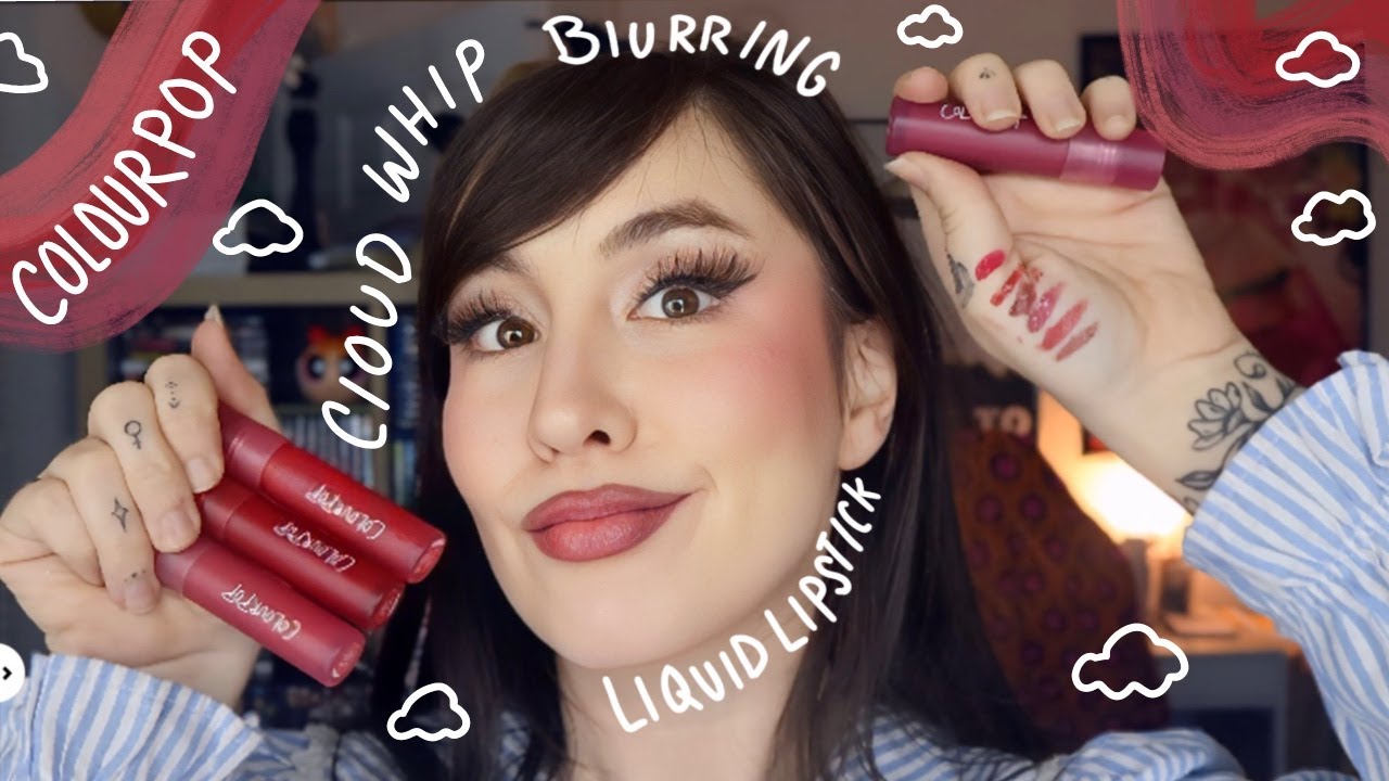 Свотчи жидкой помады Colourpop Cosmetics Cloud Whip Blurring Liquid Lipstick! НОВИНКА от @colourp...