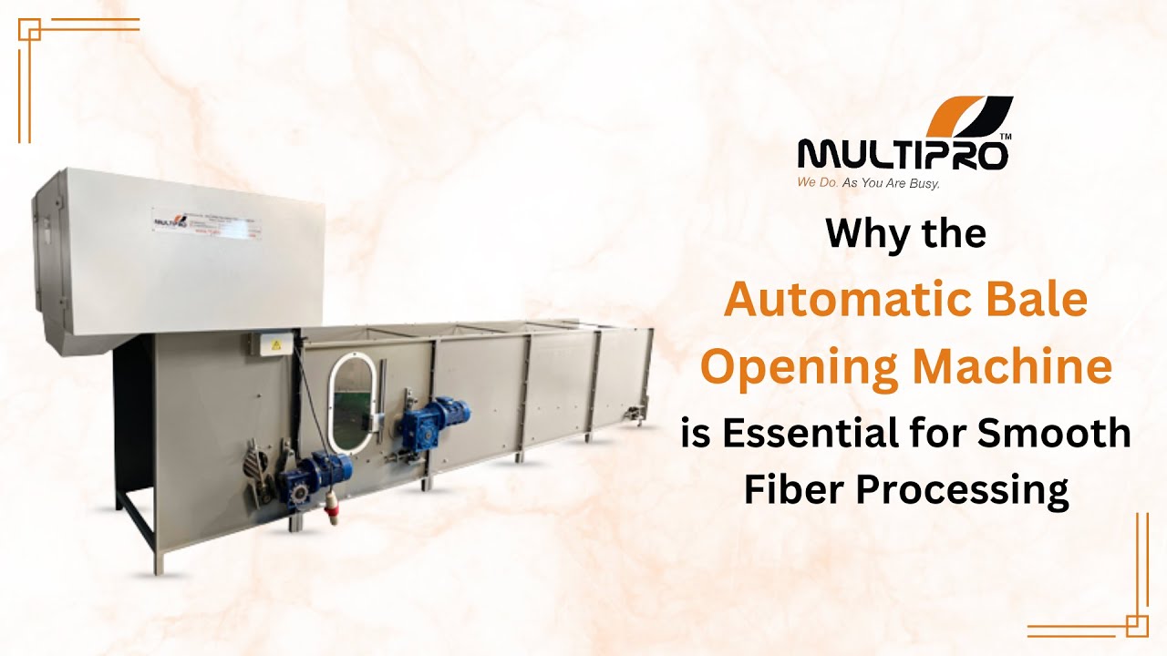 Why the Automatic Bale Opening Machine is Essential for Smooth Fiber Processing