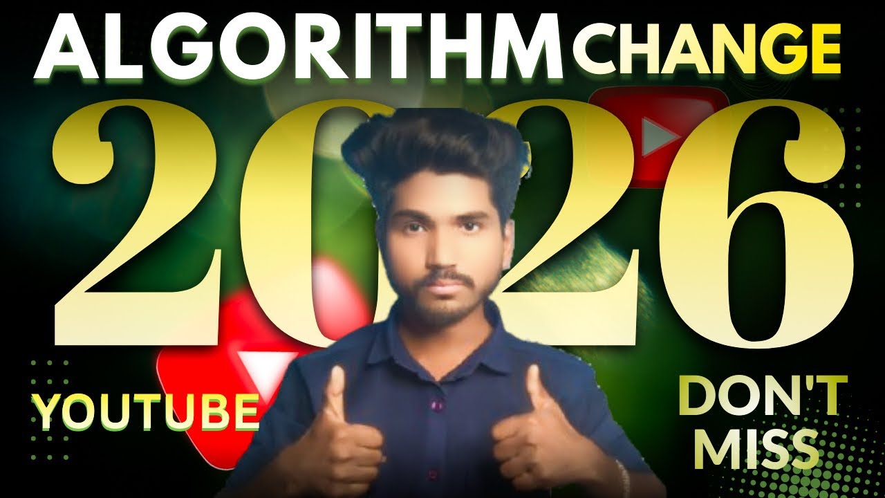 Algorithm Game Change 2026 | Youtube Algorithm Change ayindi Telugu | Algorithm secrets Tips2026