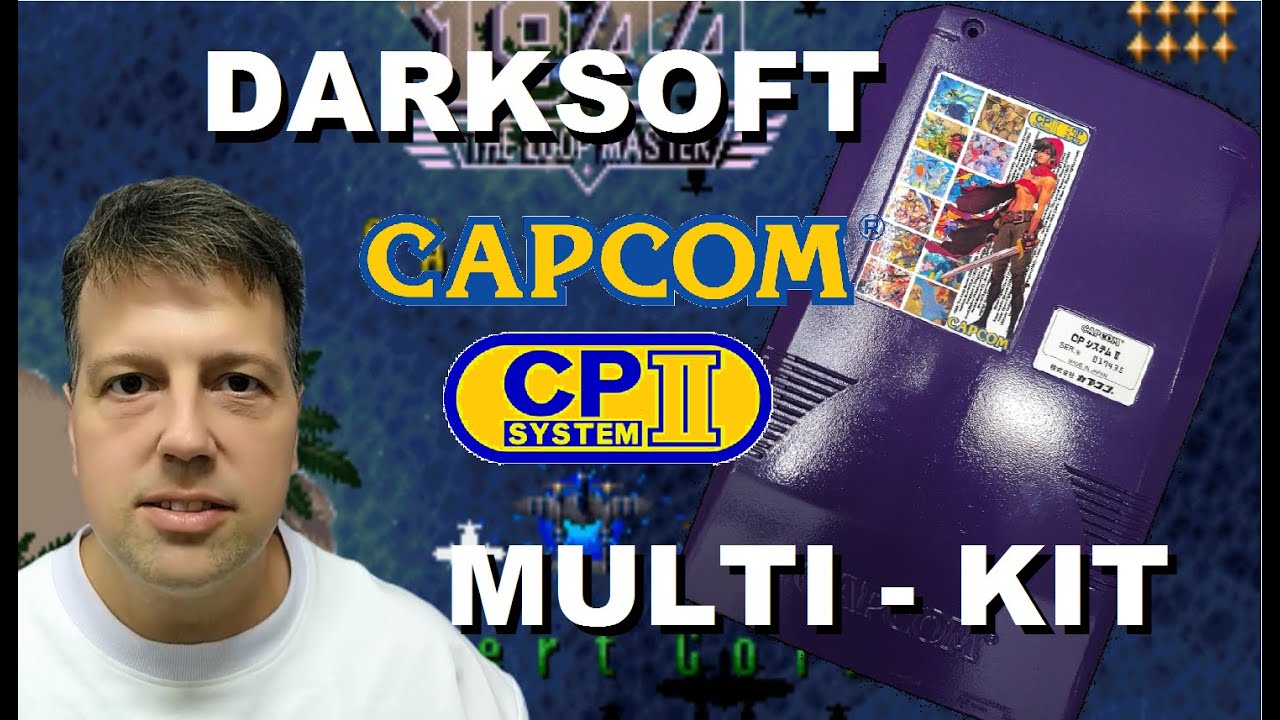 DARKSOFT CPS2 MULTIKIT - instalación en placa CPS2 y customización de carcaza CPS2