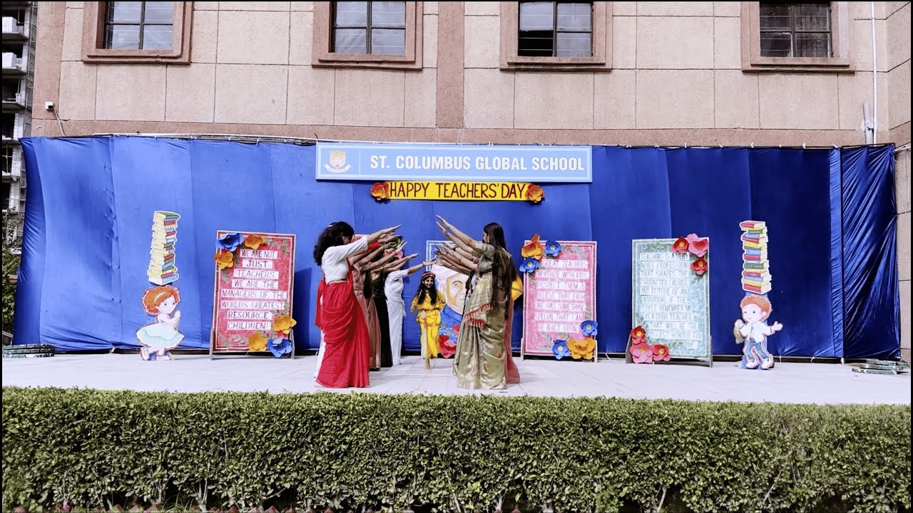 Teachers Day Celebration / St.Columbus Global School #stcolumbusglobalschool #columbians
