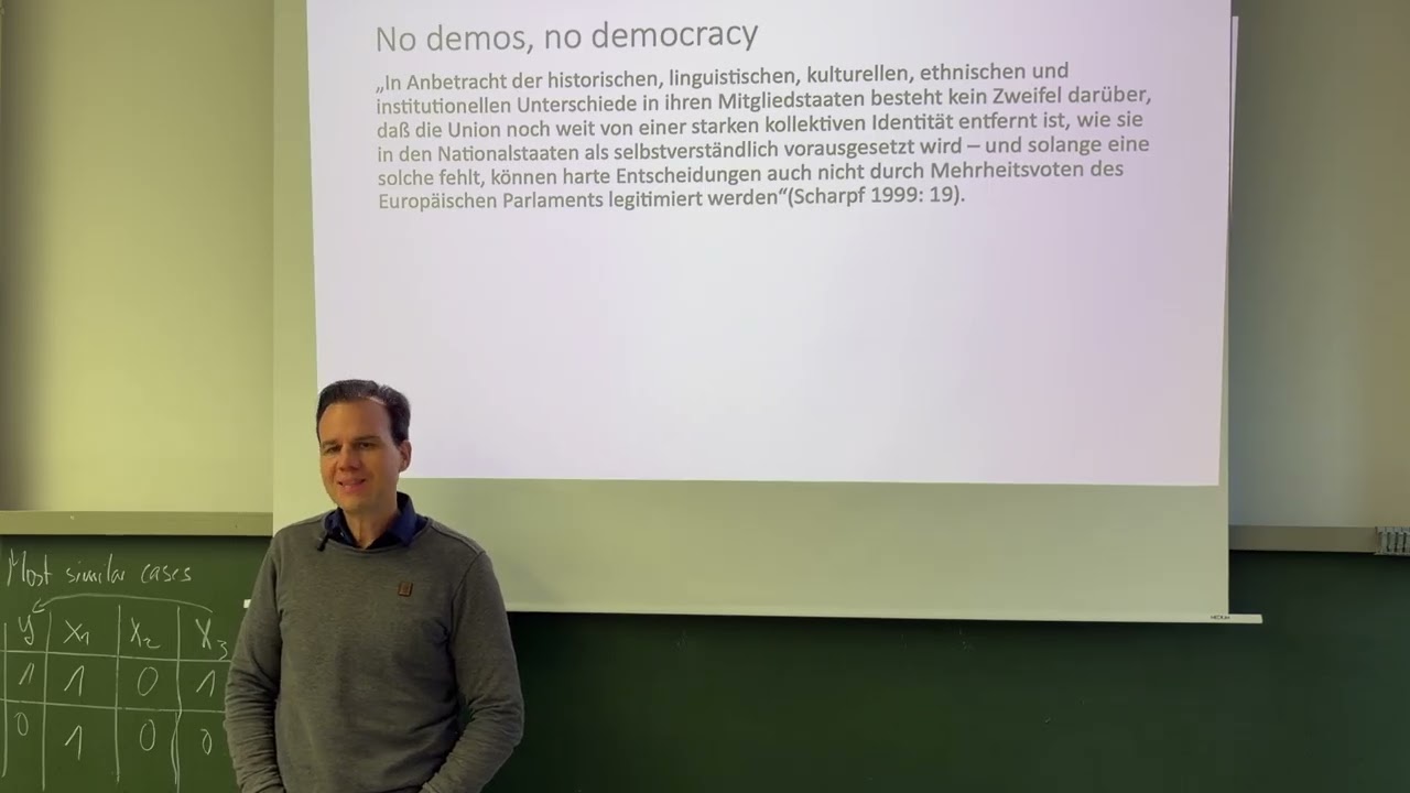 13) Gibt es eine europäische Gesellschaft? (Vorlesung Wirtschaft und Gesellschaft, Prof. Schröder)