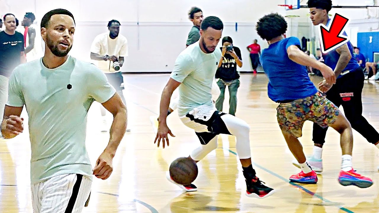Steph Curry COOKING NBA Players, Overseas Pros & HS All Americans During Pick Up