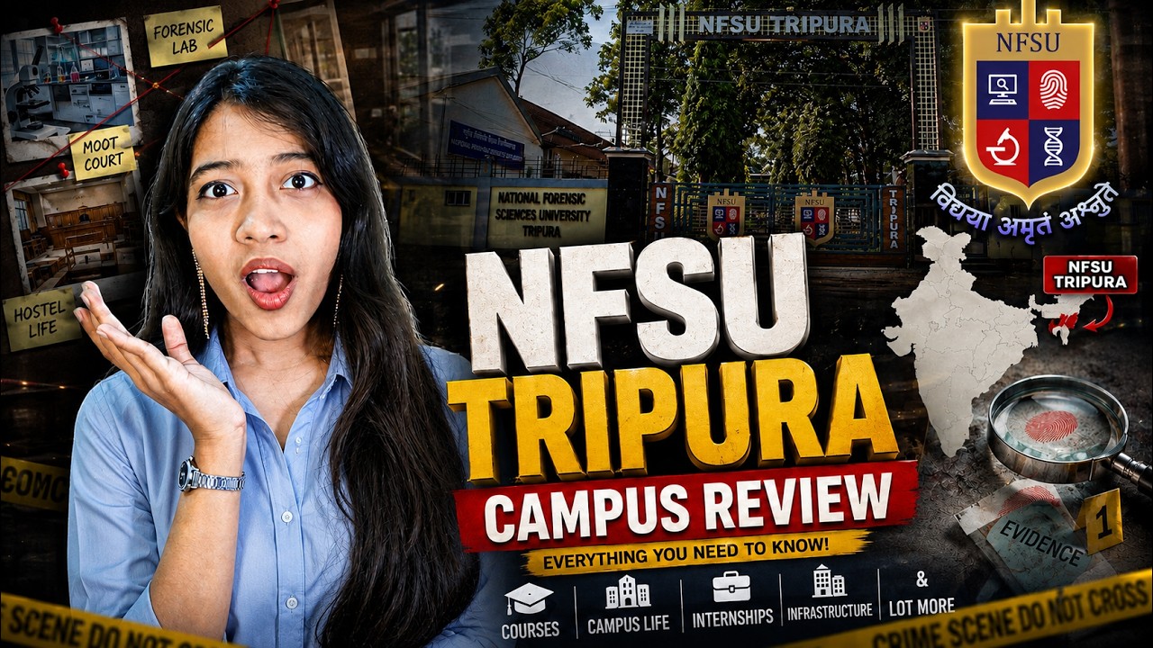 The Truth about NFSU Tripura Campus | Worth it in 2026? | NFSU | Forensics | CUET | Campus Life