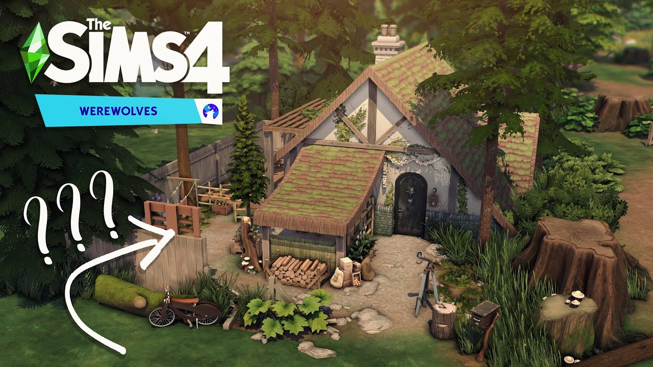 This is NOT just another usual cottage in THE SIMS 4 WEREWOLVES!!! || The Sims 4 Speed build