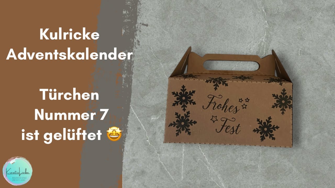 🤩T&uuml;rchen 7 des Kulricke Adventskalenders🎄