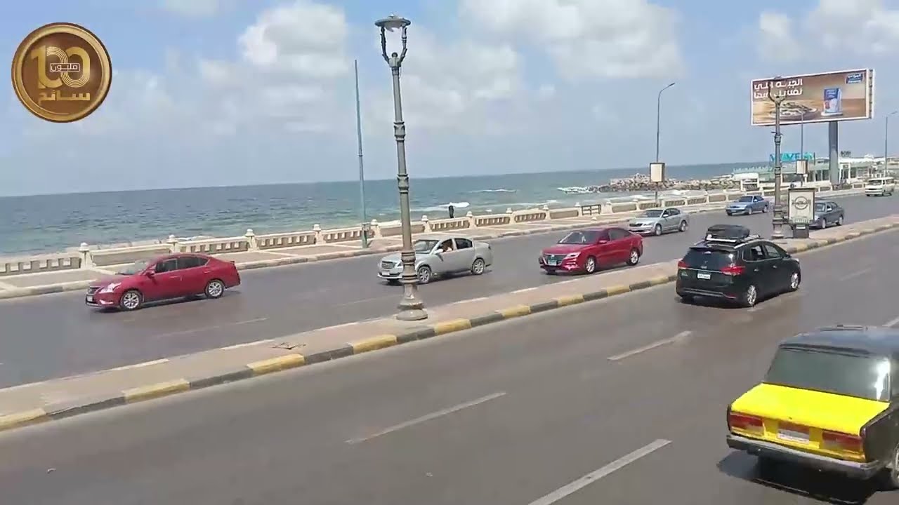 شاهد كورنيش اسكندرية من اولها لاخرها مع الاعلامى عبدالرحمن ابوحطب  |  مؤسس حملة 100 مليون سائح