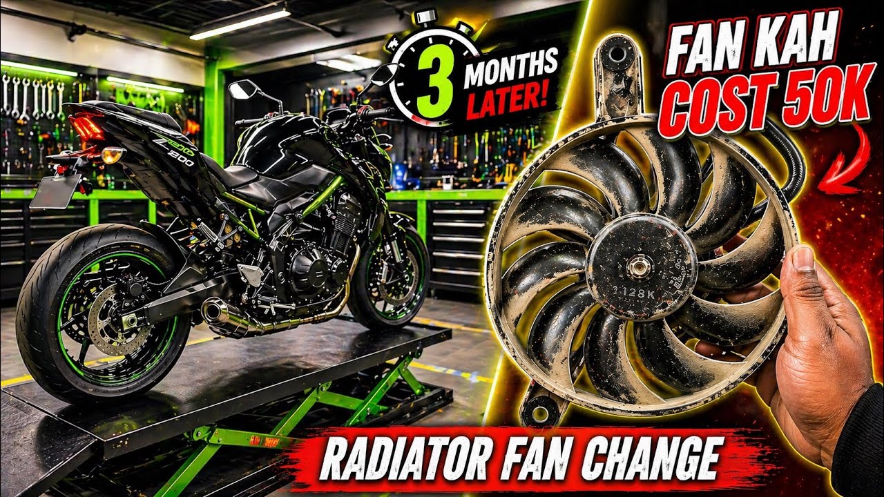 Kawasaki Z900 Kah Radiator Fan Japan Seh Ah Gaya Hai 🥳 || Finally Crossfire Thik Ho Gaya 🙌 