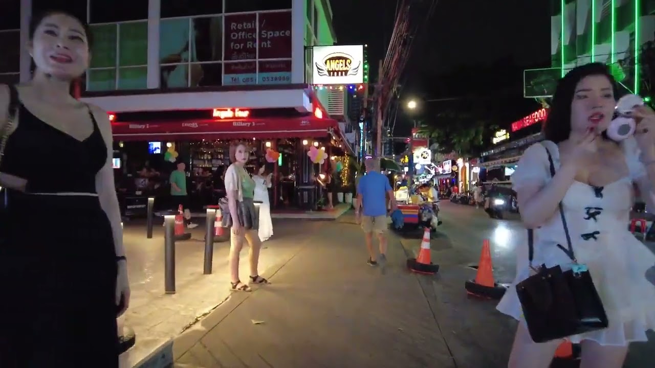 4K Sukhumvit Soi 4 Nana Plaza Beautiful Freelancer s Nightlife 720P HD