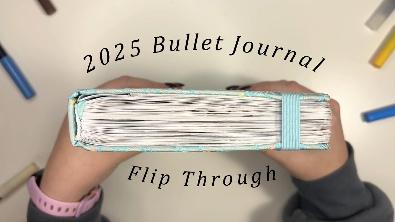 2025 Bullet Journal Flip Through