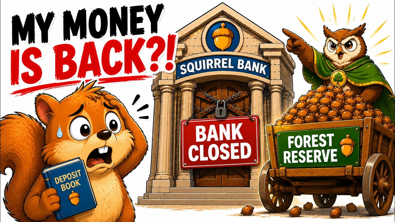 The Day Squirrel Thought He Lost Everything | Bank Run Explained