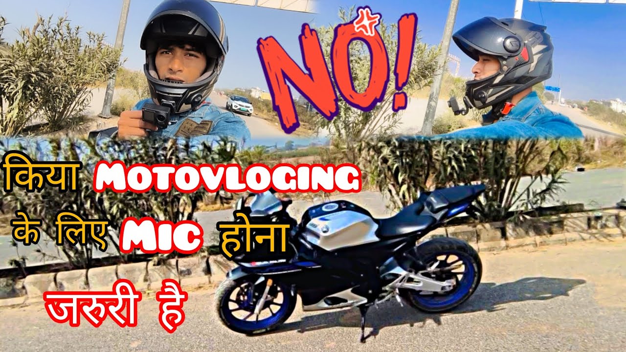 Sjcam 8 pro// mic review// motovloging setup Internal mic working 🚫 or not 🚫