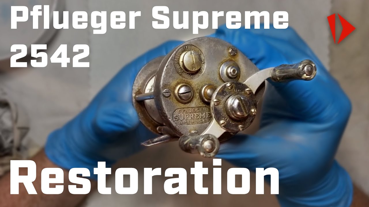 Vintage Restoration of a Pflueger Supreme 2542 Fishing Reel (Steps & Reveal!)