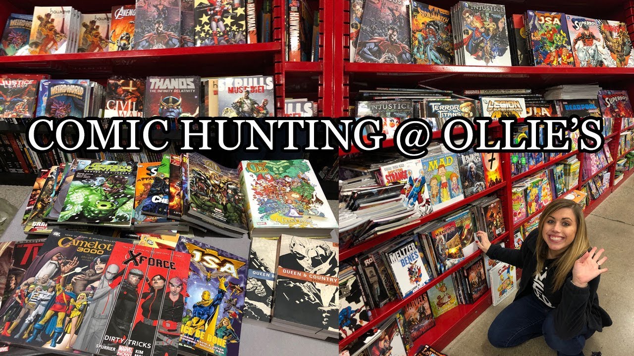 Graphic Novel Hunting at Ollie's Bargain Outlet and Haul!
