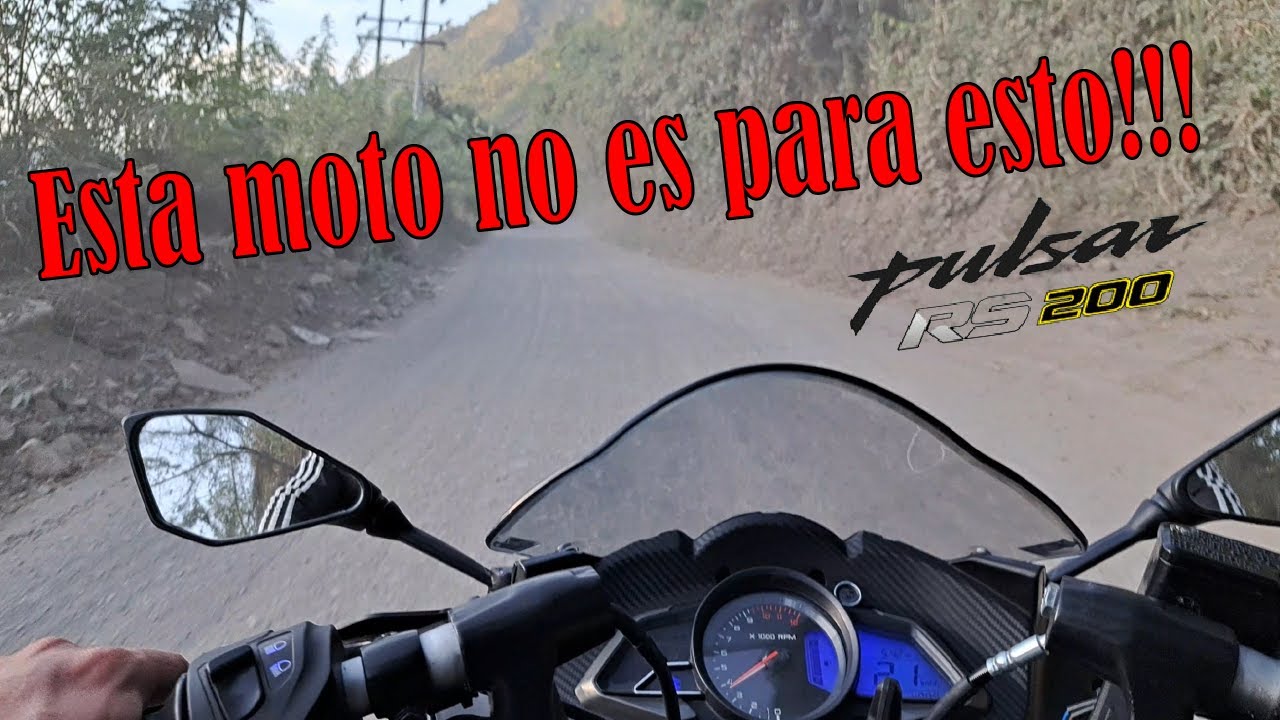 Pulsar RS200 🤔¿QUE TAL ES VIAJAR CON ESTA MOTO?🤔