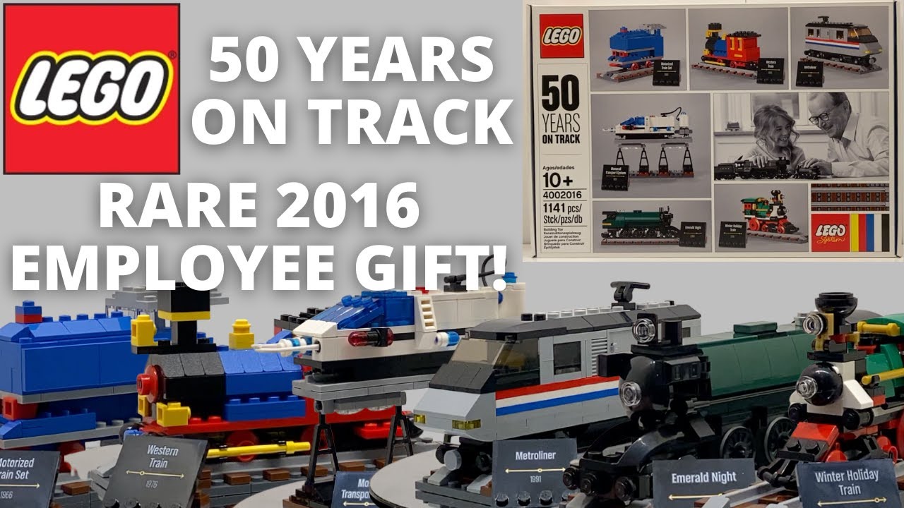 50 Years On Track: RARE LEGO Trains 2016 Employee Gift Set Review!