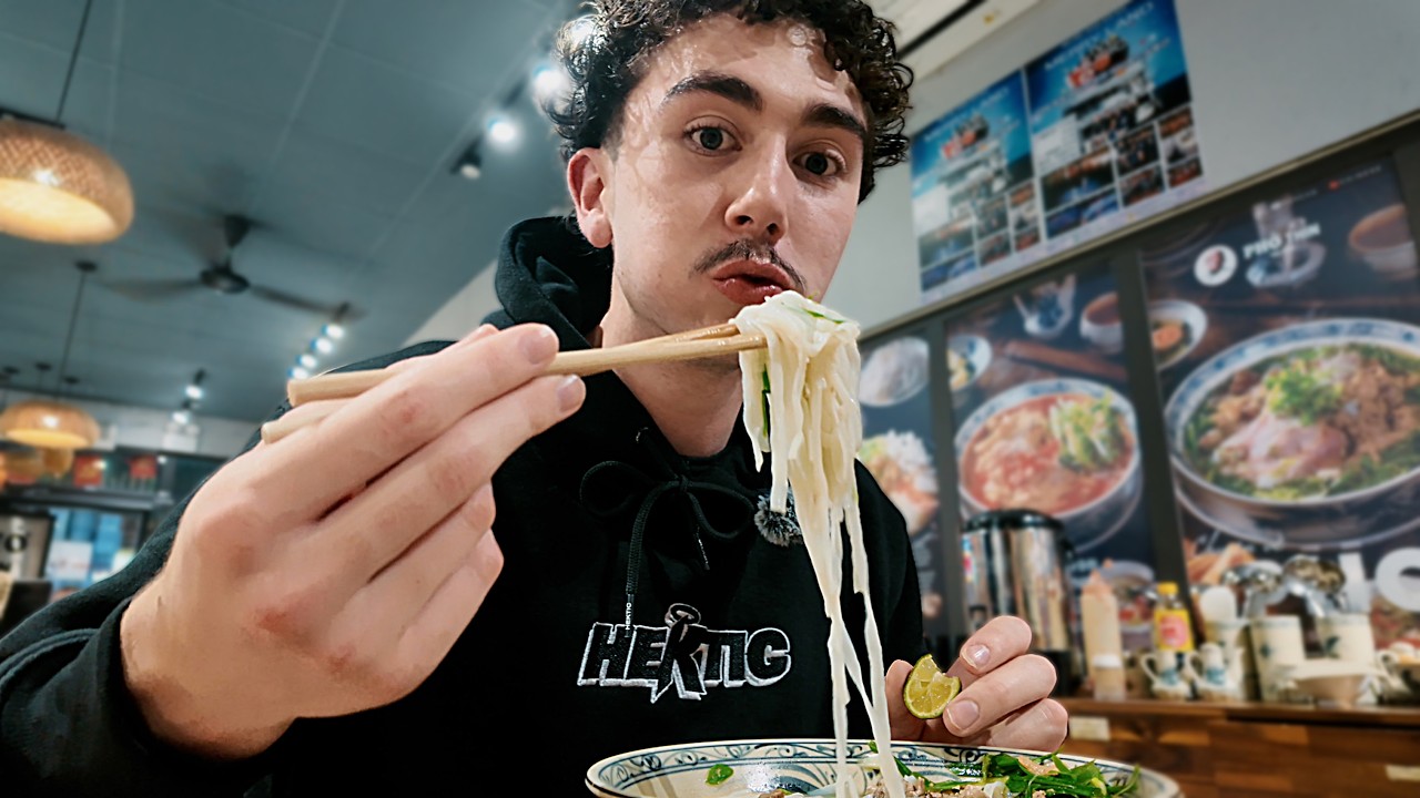 Trying Pho In VIETNAM for The first Time