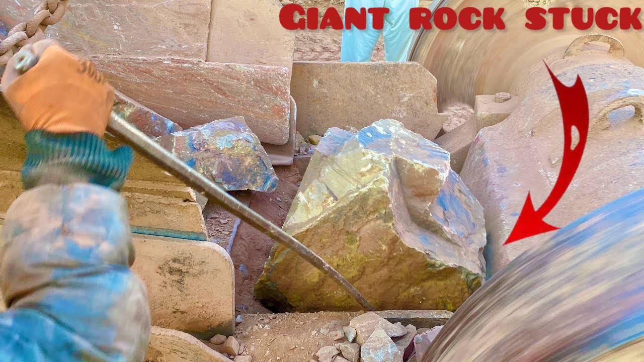BIG ROCK 🪨 Crusher Machine - FULL Powerfull Process A Giant in Action-Big Rock Crushing#asmrvideo